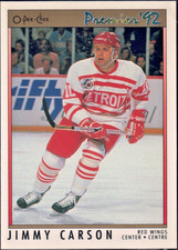 1991-92 O-Pee-Chee Premier 92 #167 Jimmy Carson