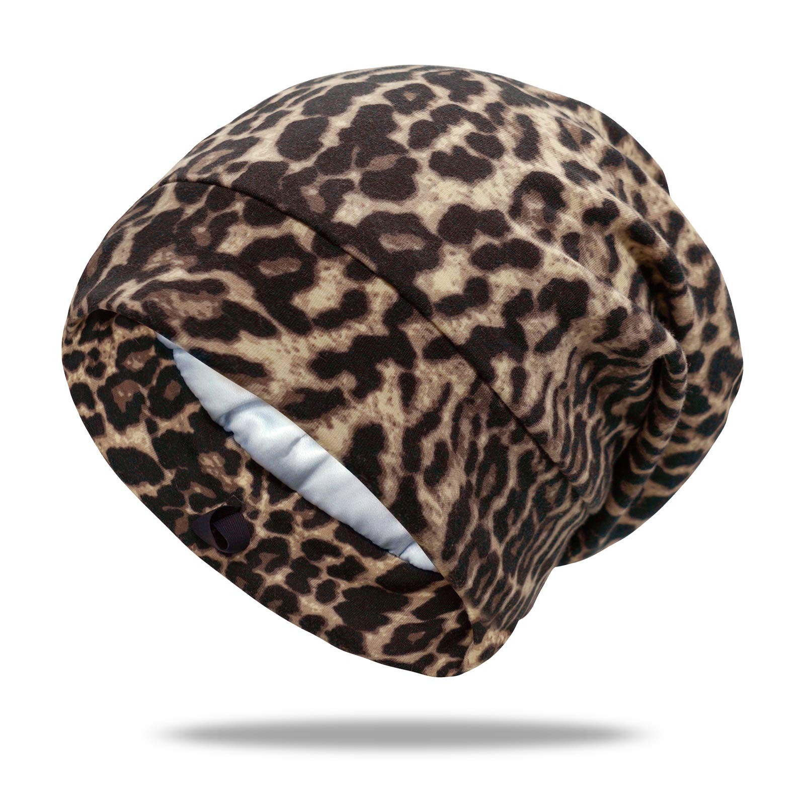 Bonnet en Soie Premium et Coton Jersey Douceur Absolue Unisexe Ajustable