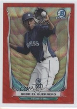 2014 Bowman Draft Red Wave Refractor 2/25 Gabriel Guerrero #CTP-29 0c6