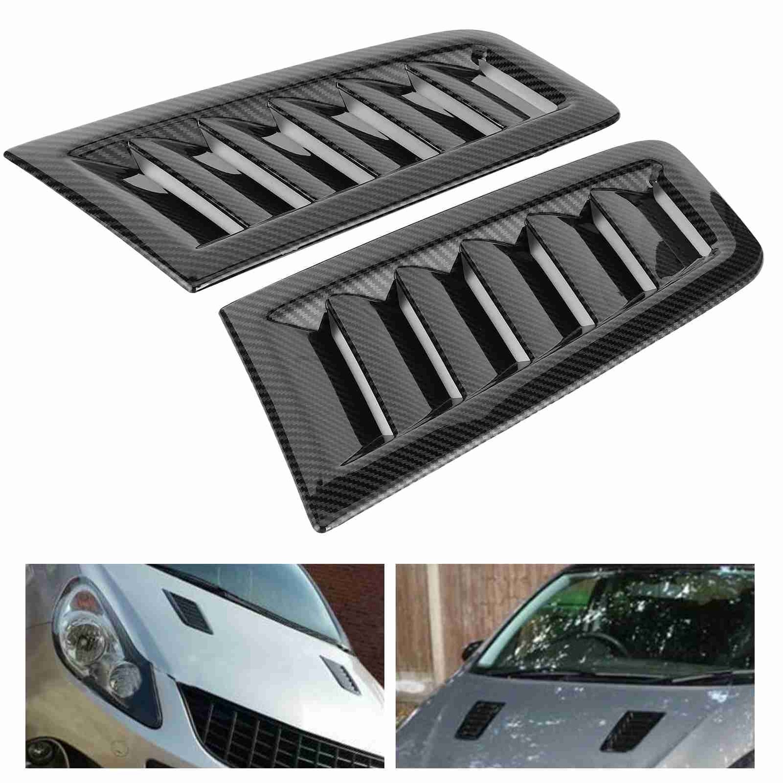 2Pcs Stylish Engine Hood Vents For RS Style Car Front Vent Excellent