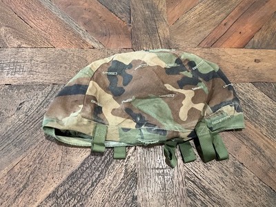 PASGT Helmet Cover Ground Troops Parachutist Medium / Large Woodland M81 BDU
