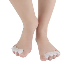 1 Pair Silicone Gel Bunion Toe Corrector Orthotics Straightener Separator Pain