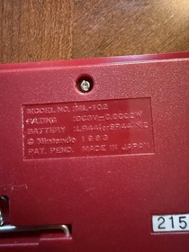 Nintendo Game and Watch Mario's Cement Factory ML-102, 1983 Tested New Battery