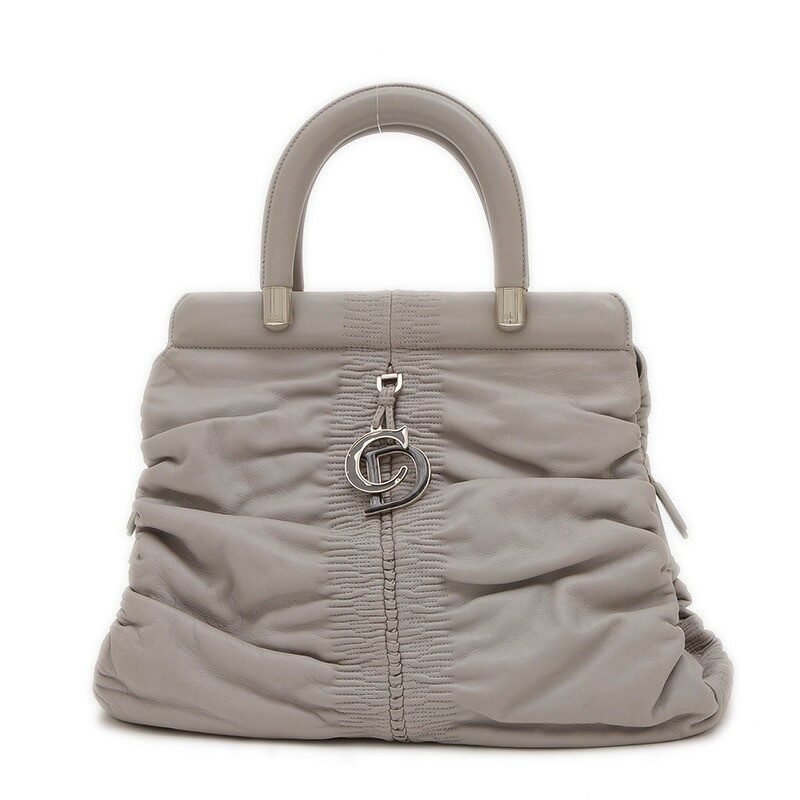 Dior Currenina Leather Grey Crossbody Bag BP