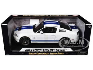 2013 FORD SHELBY COBRA GT500 SVT WHITE 1/18 DIECAST BY SHELBY