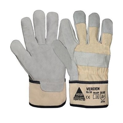 12 Stk. Hase Handschuhe Verden Gr.10 natur/beige EN 388 PSA II Schutz 211400-10