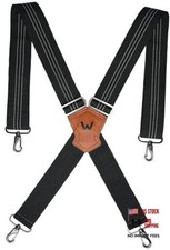 Safety 2Inch-Wide Work Suspenders, Suspenders for Men Heavy Duty, Men's
