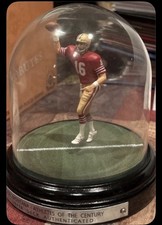 Upper Deck Athletes Of The Century Joe Montana Mini Figure Football Display