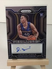 2021-22 Prizm JaQuori McLaughlin Rookie Penmanship RC Auto #RP-JAQ Warriors