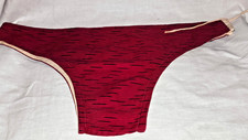 Alte DDR Dreiecksbadehose Badehose Gr&ouml;&szlig;e 50 VEB ,rot mit Streifen Erwachsene