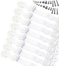 Adjustable Antitip Furniture Anchors For Baby Proofing And Dresser Anchoring Kit