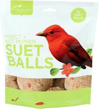 Pacific Bird Supply Co Insect Hot Pepper Suet Balls PB-0100 12 Pack