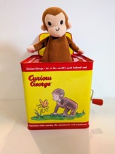Curious George - Jack In The Box - Tin Musical Pop Goes The Weasel by Schylling