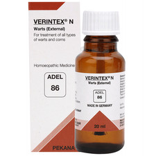 ADEL 86 Drops 20ml Pack VERINTEX N Adel PEKANA Germany OTC Homeopathic Drops