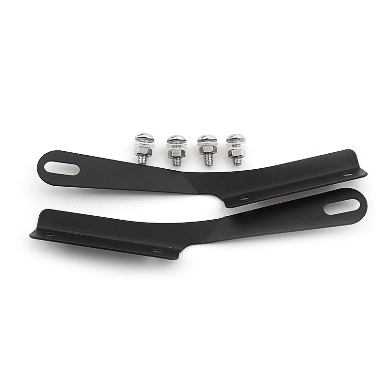 Motorcycle Headlight Windshield Windscreen Universal For 5-7" Round Headlight