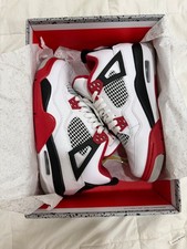 Size 6 - Jordan 4 Retro GS Fire Red, never wo...