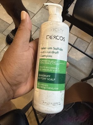 New Vichy Dercos Anti-Dandruff Shampoo Itchy Sensitive Scalp 390ml 