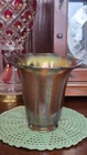 Steuben style Aurene? iridescent glass shade