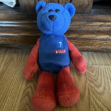 Limited Treasures Buffalo Bills Doug Flutie 1999 7bear red and blue vintage NFL