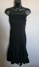 Ruth by Anthropologie Black Strapless Dress Size 8 New with Tags