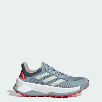 Adidas Terrex Soulstride Ultra Magic Grey/ Linen Green/ Ruby (IH3794) Laufschuhe