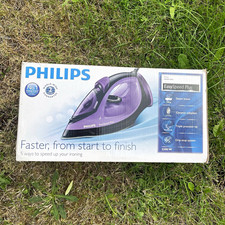 Philips EasySpeed Plus 2300W Purple Steam Iron Ceramic Soleplate Steam Boost