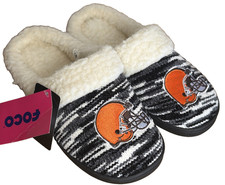 Cleveland Browns NFL Women s Peak Slippers, Size Small 5/6, New With Tags