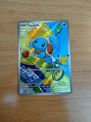 Squirtle MEP 039 Pokemon Promo First Partner Illustration Collection NM