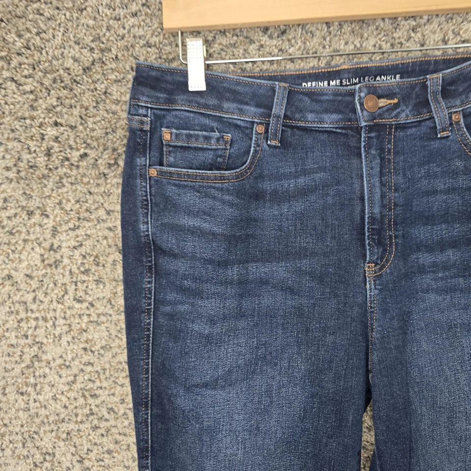 Jeans Chicos para mujer 2,5 EE. UU. 14 azul Define Me pierna ajustada tobillo elástico denim Foto 3 de 4