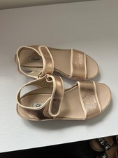 CLARKS TRI NOVA TRIGENIC COPPER LEATHER Sandals Size 5D