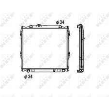 NRF 53708 Kühler Motorkühlung für TOYOTA LAND CRUISER 90 4 RUNNER J9 N18