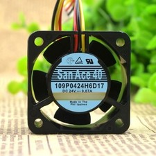 2pcs Sanyo 109P0424H6D17 4020 DC 24V 0.07A 4cm Cooling Fan San Ace 40