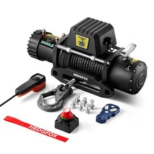 Suitable For Jeep Trailer Suv W Wireless Remote 13000lb 12v Winch Waterproof