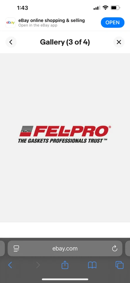 Fel-Pro Oil Pan Gasket 95-05 Chrysler Dodge Avenger Breeze 2.0L DOHC SOHC 16v - Image 2 of 2