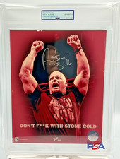 Stone Cold Steve Austin PSA/DNA GEM MT 10 Signed 8x10 Photo WWE Auto 3:16