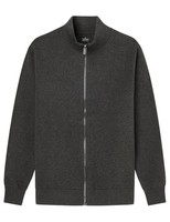 Springfield Gg12 Milano Strickjacke Mit ReißVerschluss, Grau, S