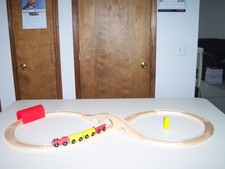 IKEA Wooden Figure 8 Train Set Fits BRIO Imaginarium Thomas Track