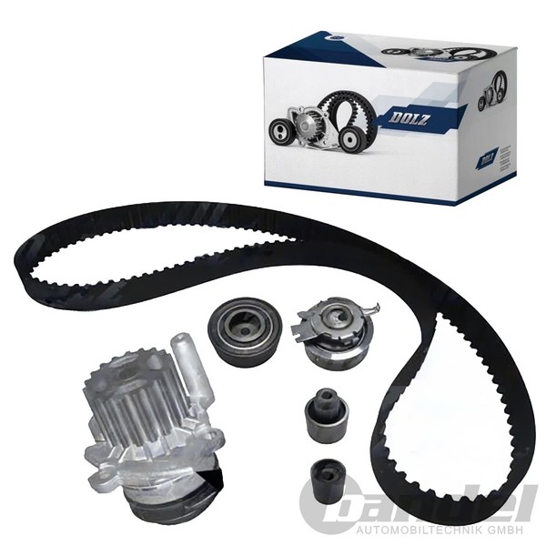 Dolz ZAHNRIEMEN-SATZ MIT Wasserpumpe Passend FüR Audi A1 A3 A4 A5 A6 Q3 Q5 TT-image