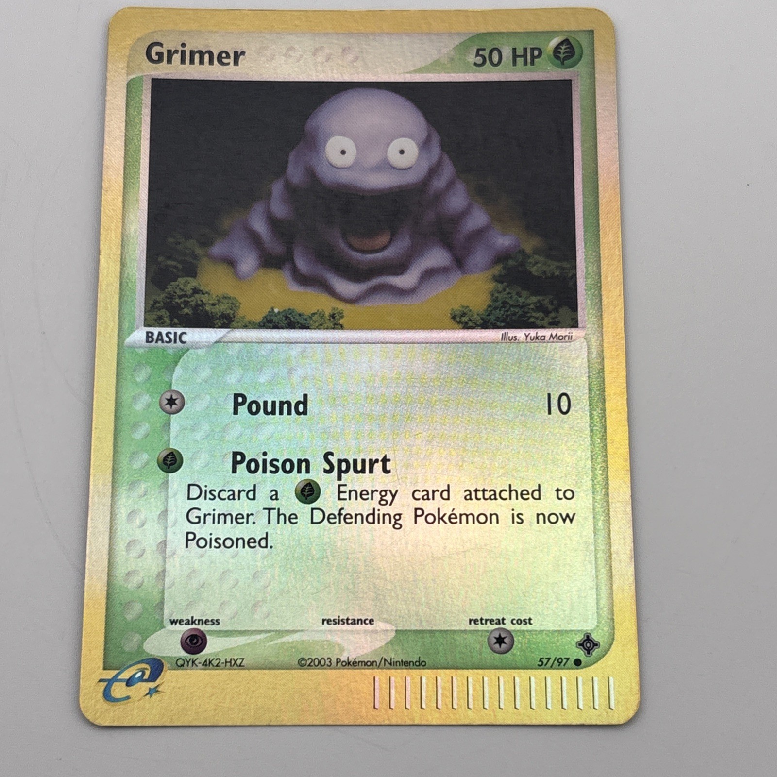 Grimer 57/97 Dragon Reverse Holo Pokemon NM