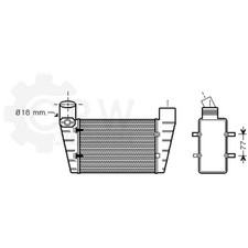 Ladeluftkühler für Audi A6 Avant A4 4B C5 8D5 B5 1.8 T quattro 240x175
