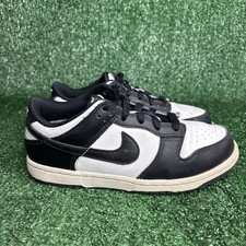Nike Dunk Low Panda Toddler Little Kids Size 3Y Black White Shoes CW1588-100