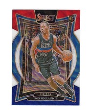 RON HOLLAND II 2024-25 SELECT TRI-COLOR PRIZM ROOKIE RC #74 $25.00 PISTONS