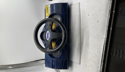 Sega F1 Race Electronic Steering Wheel Control Panel Arcade Game Vintage RARE