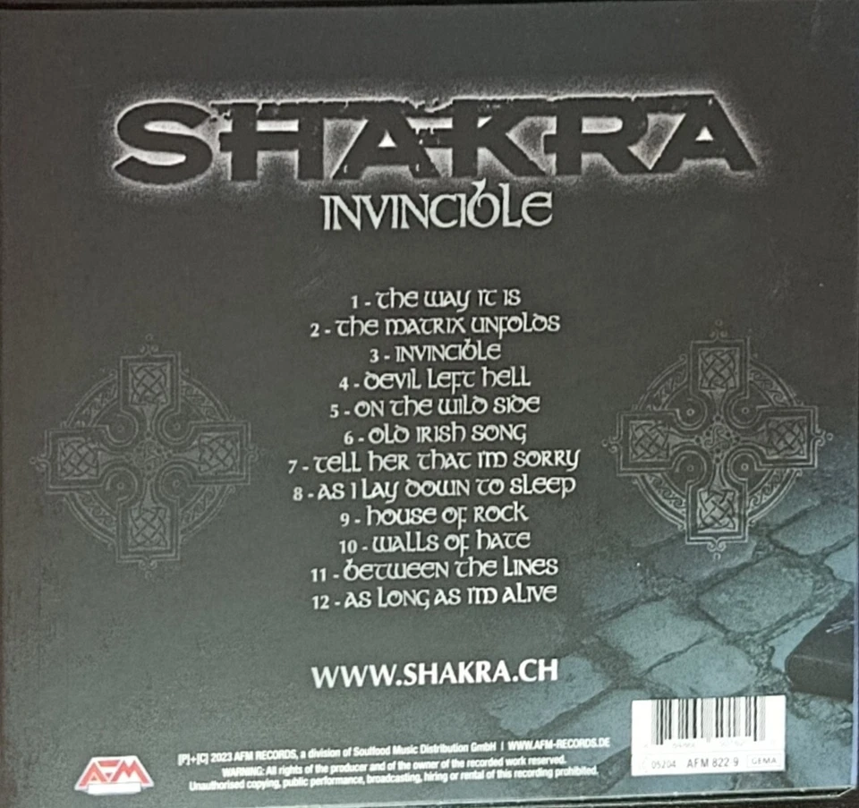 Shakra Invincible CD - Bild 3 von 3