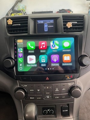 Car Radio Stereo Carplay For 2008-2013 Toyota Highlander Head Unit Android Auto