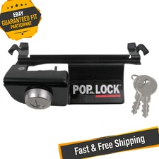 Pop & Lock PL3400 Black Manual Tailgate Lock for 2002-2009 Dodge Ram Pickup
