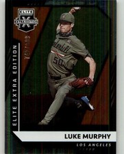 2021 Panini Elite Extra Edition Luke Murphy #110 SN #/999 Los Angeles Angels
