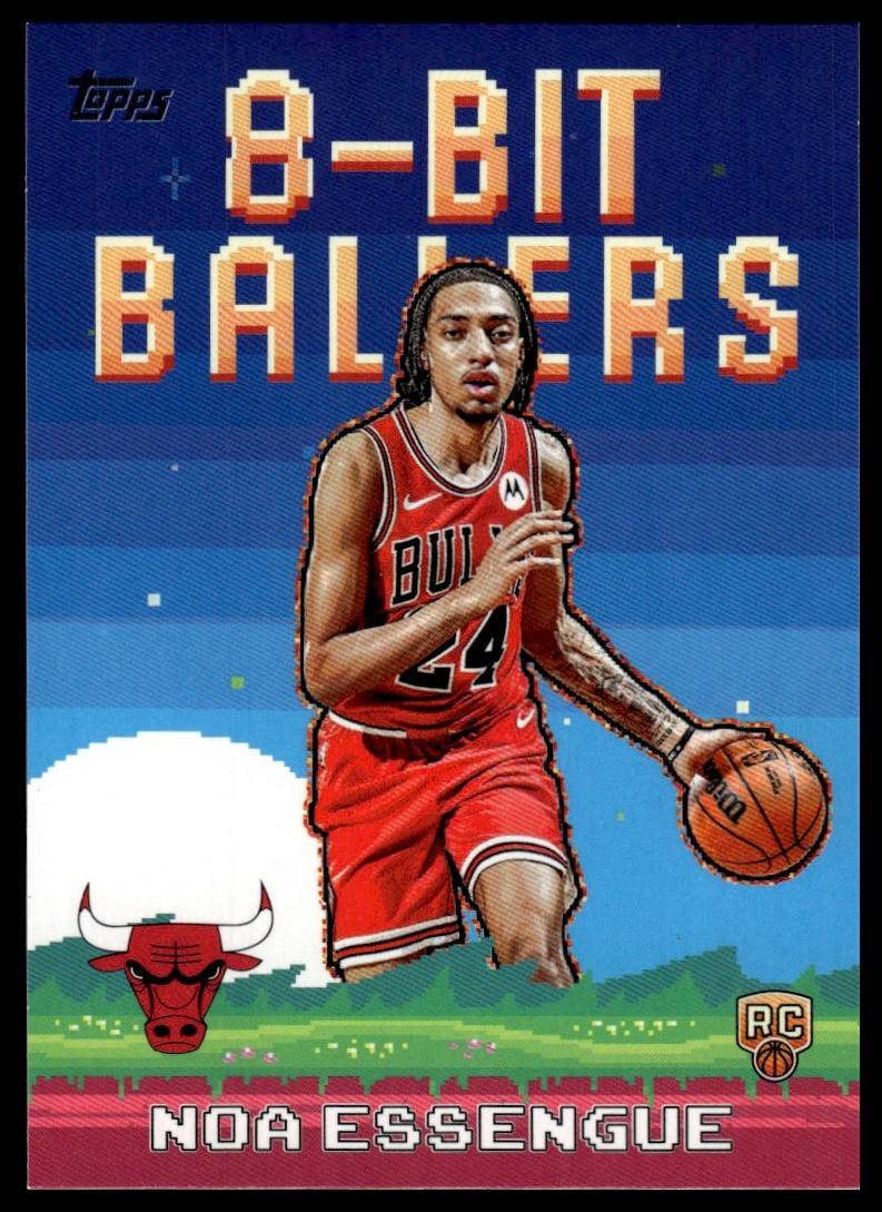 2025-26 Topps Noa Essengue #8B-38 8-Bit Ballers