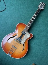 Isana Elvis Archtop 50-60 chitarra jazz vintage con pickup Idial ottime condizioni