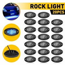 20x Blue Led Under Car Underglow Underbody System Neon Light Kit Lamp Waterproof 20x Blue Led Under Car Underglow Underbody System Neon Light Kit Lamp Waterproof